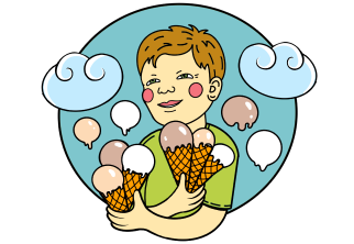 Слайдер комикса мороженое 5